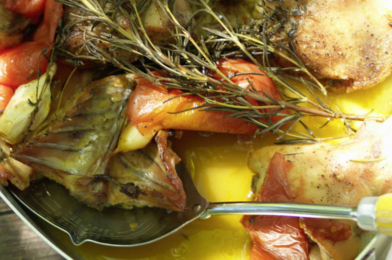 Civet de lapin aux tomates parfumées