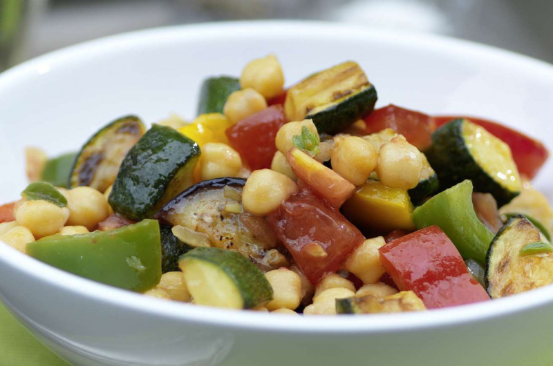 Ratatouille aux pois chiches