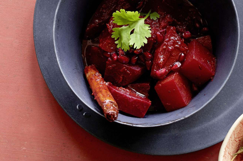 Curry de betteraves à la grenade