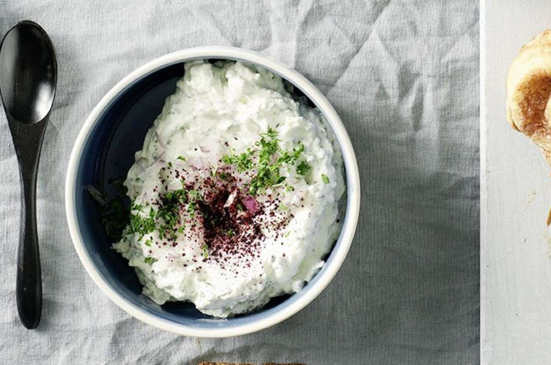 Mousse aux fines herbes et au raifort