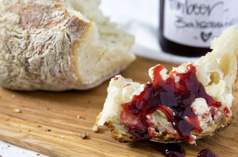 Gelée de framboise au vinaigre balsamique