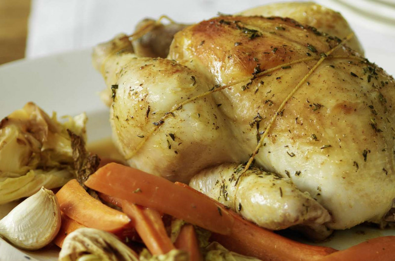 Poulet aux légumes d’automne