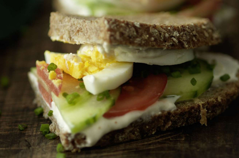 Sandwich au pain de seigle