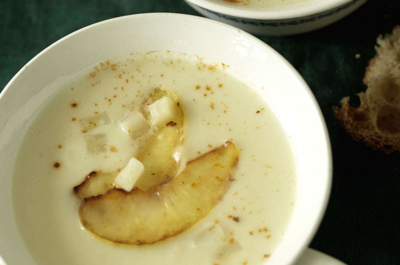 Velouté de céleri au cidre