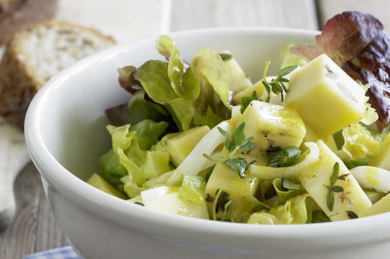 Salade de fromage au thym