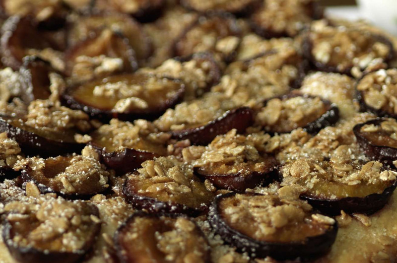 Gâteau brioché aux pruneaux