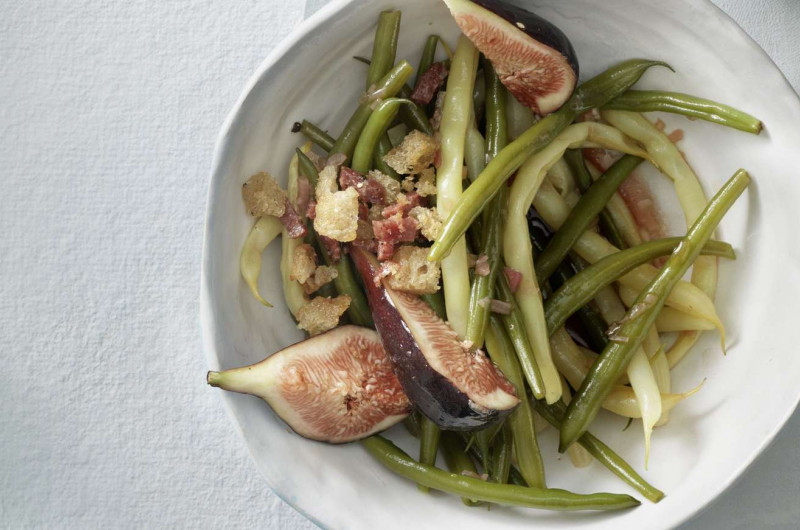 Salade de haricots aux figues