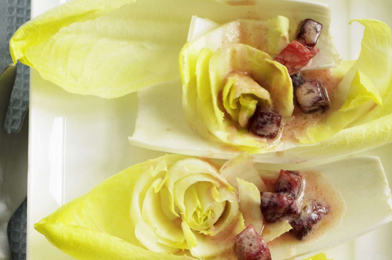 Salade d’endives aux oranges sanguines