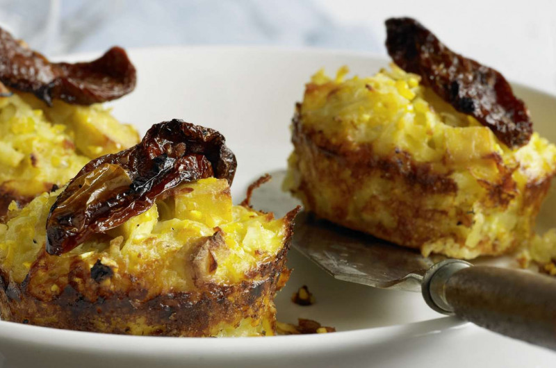 Petits gâteaux de pommes de terre et de maïs